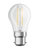 LED izzó P45 gömb alakú B22d 4W = 40W 470lm 2700K Meleg 300° Izzószálas Retrofit CLASSIC Osram