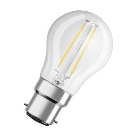   LED izzó P45 gömb alakú B22d 2.5W = 25W 250lm 2700K Meleg 300° Retrofit Filament CLASSIC Osram