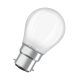 LED izzó P45 gömb alakú B22d 4.8W = 40W 470lm 2700K Meleg 320° Szabályozható Retrofit Filament CLASSIC Osram