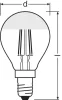 LED izzó P45 gömb alakú E14 4W = 31W 350lm 2700K Meleg 300° Ezüst Retrofit Filament CLASSIC Osram