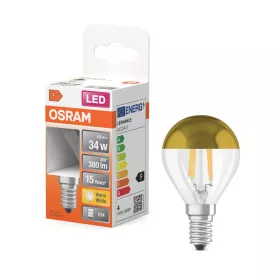   LED izzó P45 gömb alakú E14 4W = 34W 380lm 2700K Meleg 300° Arany Retrofit Filament CLASSIC Osram