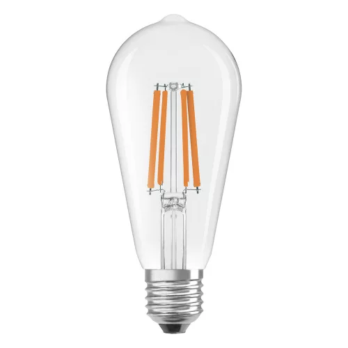 LED izzó ST64 E27 6,5 W = 60 W 806 lm 4000 K Semleges 300° Retrofit Filament CLASSIC Osram