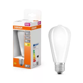   LED izzó ST64 E27 6,5 W = 55 W 730 lm 2700 K Meleg 300° Retrofit Filament CLASSIC Osram