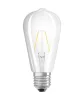 LED izzó ST64 E27 2,5 W = 25 W 250 lm 2700 K Meleg 300° Retrofit Filament CLASSIC Osram