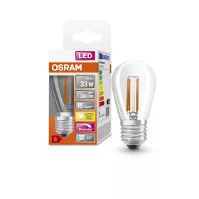   LED izzó ST45 E27 4.8W = 33W 360lm 2200K Meleg 320° Szabályozható Retrofit Filament CLASSIC Osram