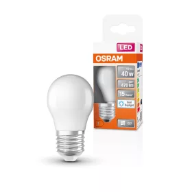   LED izzó P45 gömb alakú E27 4,9 W = 40 W 470 lm 6500 K Hideg 150° STAR CLASSIC Osram