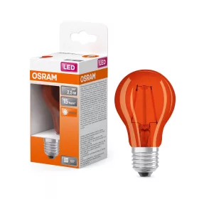  LED izzó A60 E27 2,5 W = 17 W 160 lm 1500 K Meleg 300° STAR DECOR CLASSIC Osram
