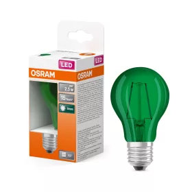   LED izzó A60 E27 2,5 W = 7 W 45 lm 7500 K Hideg 300° STAR DECOR CLASSIC Osram