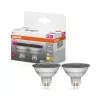 2x LED izzó MR16 reflektor GU5.3 5W = 35W 345lm 2700K Meleg CRI90 12V 36° Szabályozható SUPERSTAR Osram