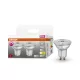 2x LED izzó PAR16 spotlámpa GU10 3.4W = 35W 230lm 2700K Meleg CRI90 36° Szabályozható SUPERSTAR Osram
