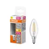LED izzó B35 gyertya E14 2.2W = 25W 300lm 2700K Meleg CRI90 300° Izzószálas, szabályozható fényerejű SUPERSTAR PLUS CLASSIC Osram