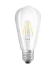 LED izzó ST64 Edison E27 5.8W = 60W 806lm 4000K Semleges CRI90 300° Izzószálas, szabályozható fényerejű SUPERSTAR PLUS CLASSIC Osram