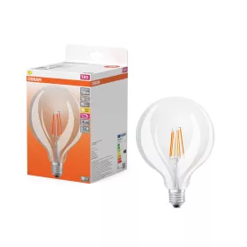   LED izzó G124 gömb alakú E27 11W = 100W 1521lm 2700K Meleg CRI90 300° Izzószálas, szabályozható fényerejű SUPERSTAR PLUS CLASSIC Osram