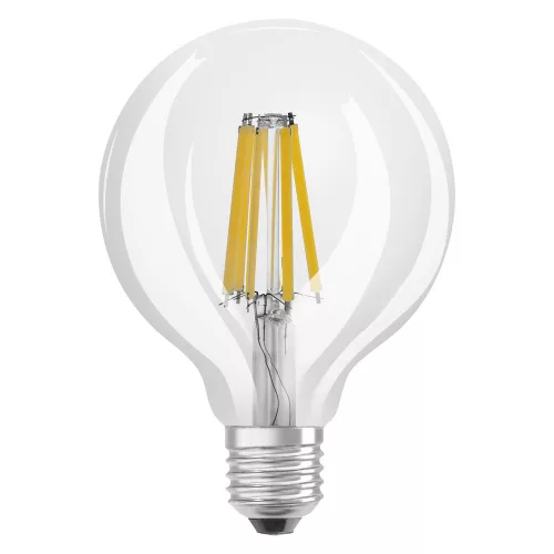 LED izzó G95 gömb alakú E27 11W = 100W 1521lm 4000K CRI90 Semleges 300° Izzószálas, szabályozható fényerejű SUPERSTAR PLUS CLASSIC Osram