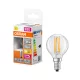 LED izzó P45 gömb alakú E14 2.2W = 25W 300lm Meleg 2700K CRI90 300° Izzószálas, szabályozható fényerejű SUPERSTAR PLUS CLASSIC Osram