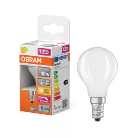   LED izzó P45 gömb alakú E14 3.4W = 40W 470lm 2700K Meleg CRI90 300° Szabályozható fényerejű Filament SUPERSTAR PLUS CLASSIC Osram