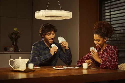 T9 LED fénycső, kör alakú, G10q, 18,3 W = 32 W, 2000 lm, 3000 K, meleg, 110°-os LED cső, EM, Osram