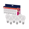 6x LED izzó A60 E27 8W = 60W 806lm 2700K Meleg 150° VALUE CLASSIC Osram