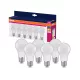6x LED izzó A60 E27 8W = 60W 806lm 2700K Meleg 150° VALUE CLASSIC Osram