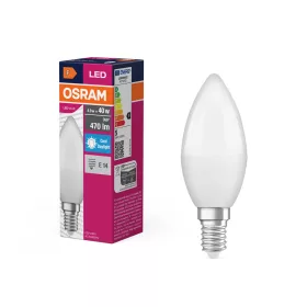   LED izzó B37 gyertya E14 4.9W = 40W 470lm 6500K Hideg 180° VALUE CLASSIC Osram