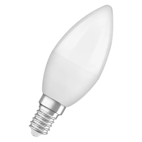LED izzó B37 gyertya E14 4.9W = 40W 470lm 2700K Meleg 180° VALUE CLASSIC Osram