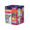 LED izzó PAR16 reflektor GU10 4.3W = 50W 350lm 2700K Meleg 36° VALUE Osram