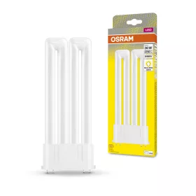   LED fénycső, egyoldalas, 2G10, 20W = 36W, 2250lm, 3000K, meleg, 130°, DULUX LED F EM és AC, Osram