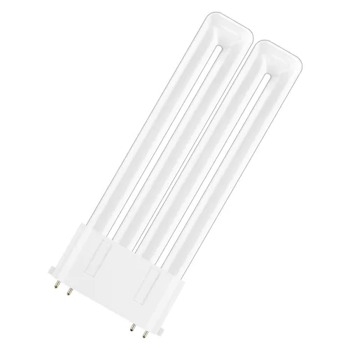 LED fénycső, egyoldalas, 2G10, 12W = 24W, 1350lm, 3000K, meleg, 130°, DULUX LED F EM és AC, Osram