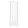 LED fénycső, egyoldalas, 2G10, 12W = 24W, 1350lm, 3000K, meleg, 130°, DULUX LED F EM és AC, Osram