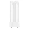 LED fénycső, egyoldalas, 2G10, 12W = 24W, 1350lm, 3000K, meleg, 130°, DULUX LED F EM és AC, Osram