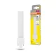 LED fénycső, egyoldalas, G23, 4W = 9W, 500lm, 3000K, meleg, 120°, DULUX LED S EM és AC, Osram