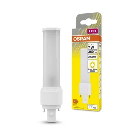   LED fénycső, egyoldalas, G23, 3,5 W = 7 W, 360 lm, 3000 K, meleg, 120°, DULUX LED S EM és AC, Osram