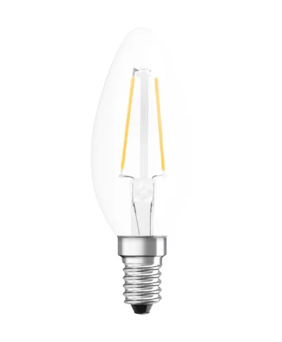 LED izzó B35 gyertya E14 6.5W = 60W 806lm 2700K Meleg 320° Szabályozható izzószálas PARATHOM Retrofit Osram