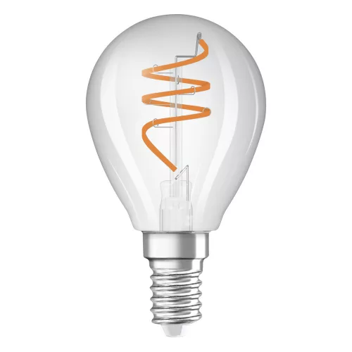 LED dekoratív izzó P45 gömb alakú E14 4.6W = 40W 470lm 2700K Meleg CRI90 300° Izzószálas, szabályozható fényerővel Vintage 1906 Osram