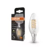 LED dekoratív izzó B35 gyertya E14 4.8W = 40W 470lm 2700K Meleg 320° Izzószálas, szabályozható fényerővel Vintage 1906 Osram