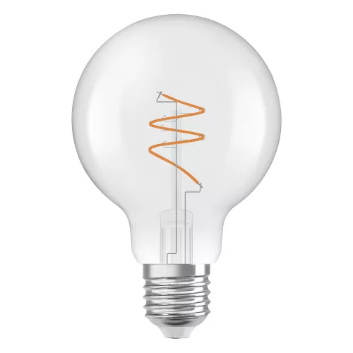 LED dekoratív izzó G80 gömb alakú E27 4,6 W = 40 W 470 lm 2700 K Meleg CRI90 300° Szabályozható Vintage 1906 Osram