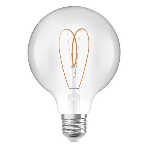 LED dekoratív izzó G95 gömb alakú E27 7.2W = 60W 806lm 2700K Meleg CRI90 300° Szabályozható Vintage 1906 Osram