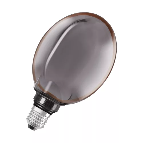 LED dekoratív izzó G130 gömb alakú E27 4W = 12W 110lm 1800K Meleg 330° Füstölt izzószálas, szabályozható fényerővel Vintage 1906 Osram