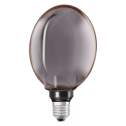 LED dekoratív izzó G130 gömb alakú E27 4W = 12W 110lm 1800K Meleg 330° Füstölt izzószálas, szabályozható fényerővel Vintage 1906 Osram