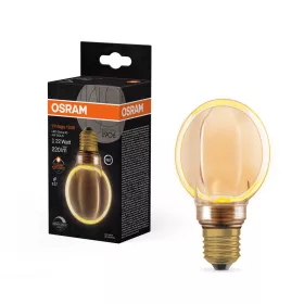   LED dekoratív izzó G80 gömb alakú E27 4W = 22W 220lm 1800K Meleg 330° Izzószálas, szabályozható fényerővel Vintage 1906 Osram