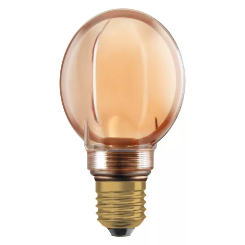 LED dekoratív izzó G80 gömb alakú E27 4W = 22W 220lm 1800K Meleg 330° Izzószálas, szabályozható fényerővel Vintage 1906 Osram