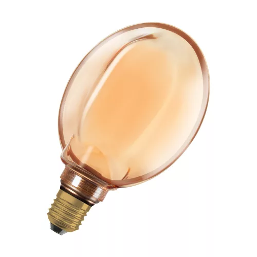 LED dekoratív izzó G130 gömb alakú E27 4W = 22W 220lm 1800K Meleg 330° Izzószálas, szabályozható fényerővel Vintage 1906 Osram