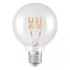 LED dekoratív izzó G80 gömb alakú E27 4,8 W = 40 W 470 lm 2700 K Meleg 320° Izzószálas, szabályozható fényerővel Vintage 1906 Osram