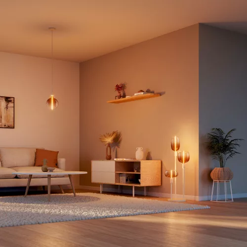 LED dekoratív izzó E27 4,8 W = 20 W 200 lm 1800 K Meleg 320° Borostyánszínű, szabályozható izzószálas Vintage 1906 Osram