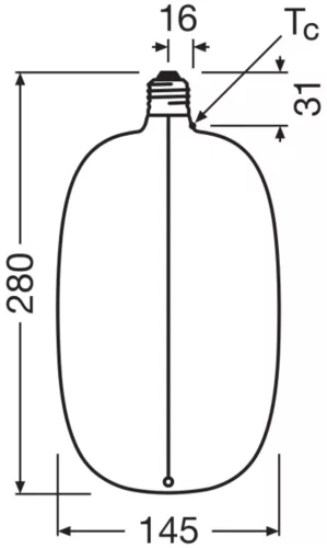 LED dekoratív izzó E27 4,8 W = 10 W 100 lm Meleg 1800 K 320° Füstölt izzószálas, szabályozható fényerővel Vintage 1906 Osram