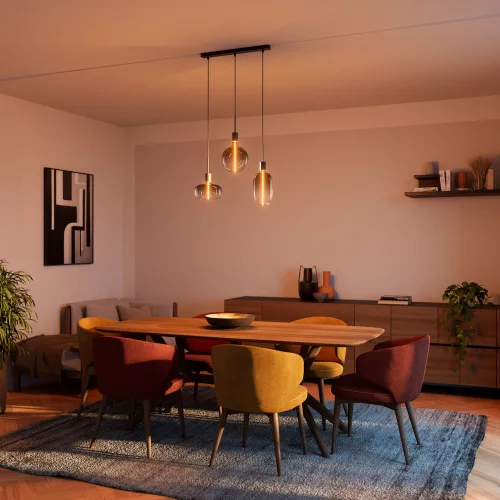 LED dekoratív izzó E27 4,8 W = 10 W 100 lm Meleg 1800 K 320° Füstölt izzószálas, szabályozható fényerővel Vintage 1906 Osram