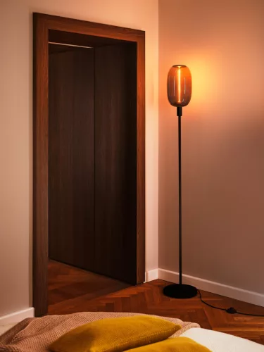 LED dekoratív izzó E27 4W = 12W 120lm 1800K Meleg 320° Füstölt Izzószál Vintage 1906 Osram