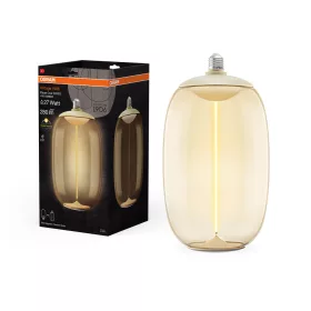   LED dekoratív izzó E27 4W = 27W 280lm 2700K Meleg 320° Borostyánszínű Izzószál Vintage 1906 Osram