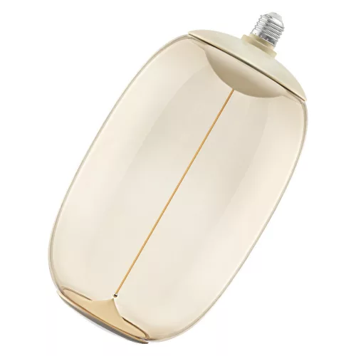 LED dekoratív izzó E27 4W = 27W 280lm 2700K Meleg 320° Borostyánszínű Izzószál Vintage 1906 Osram