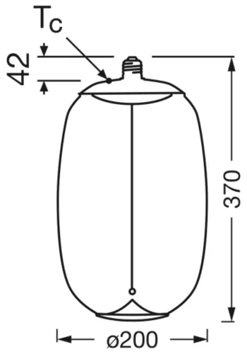 LED dekoratív izzó E27 4W = 27W 280lm 2700K Meleg 320° Borostyánszínű Izzószál Vintage 1906 Osram